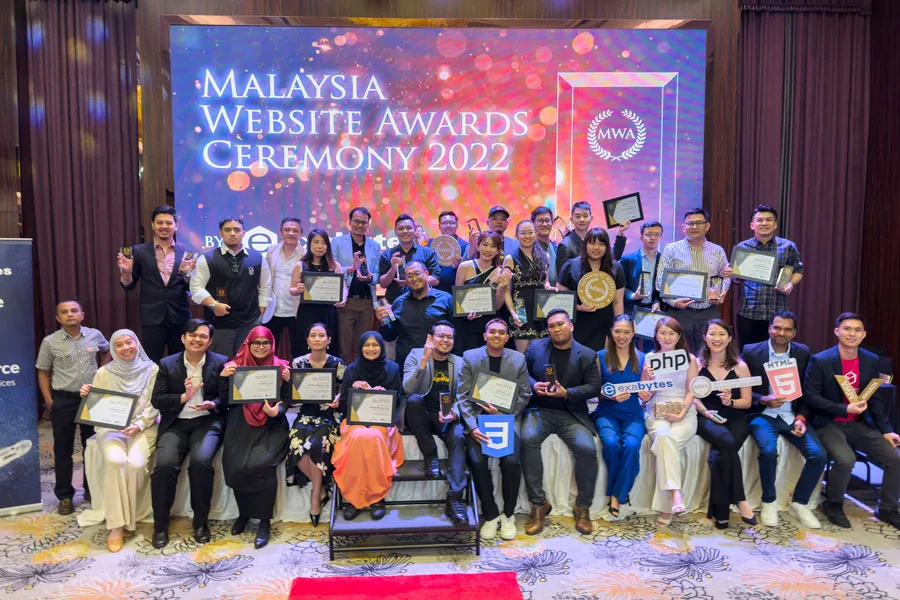Malaysia Website Award 2022 won by Cybergate Technology