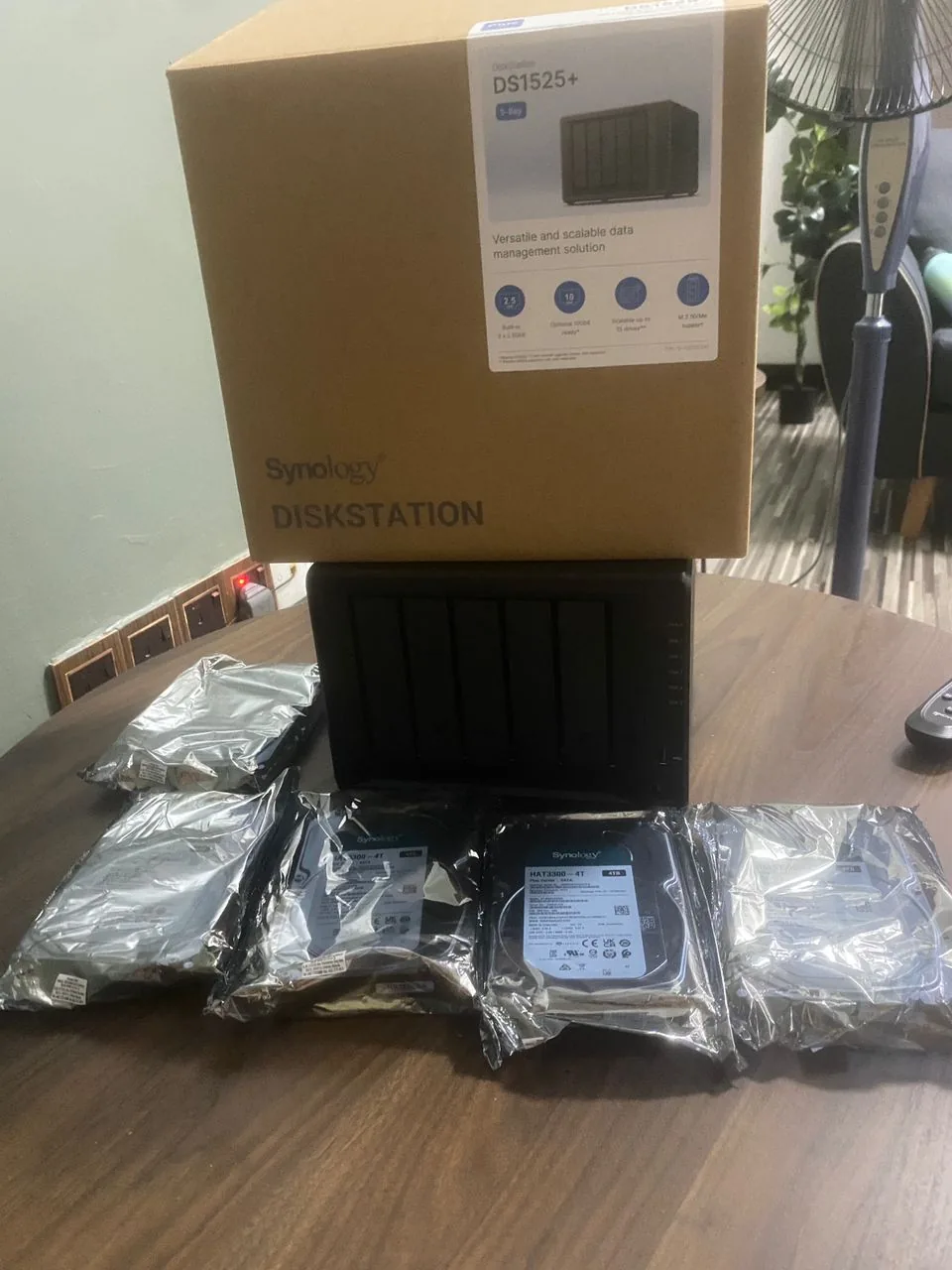 Synology NAS storage and backup server rack in Malaysia